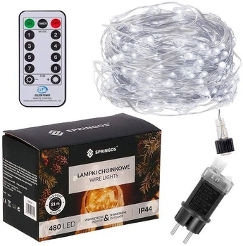 Новорічна гірлянда Springos 480 LED 48 м (5907719414638)