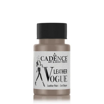 Фарба акрилова для шкіри Cadence Vogue Leather Metallic, LVM08 Антрацитовий, 50 мл (01 195 0008 0050)