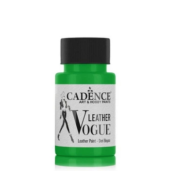 Краска акриловая для кожи Cadence Vogue Leather Phosphorus, LVF04 Зеленый фосфорный, 50 мл (01 196 0004 0050)