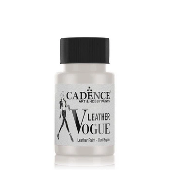 Краска акриловая для кожи Cadence Vogue Leather Metallic, LVM01 Перламутровый, 50 мл (01 195 0001 0050)