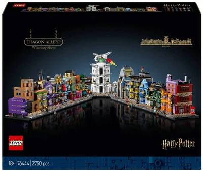 Конструктор LEGO Harry Potter Алея Діаґон.Чаклунські крамниці 2750 елементів (76444) (955555914042153) - Уцінка