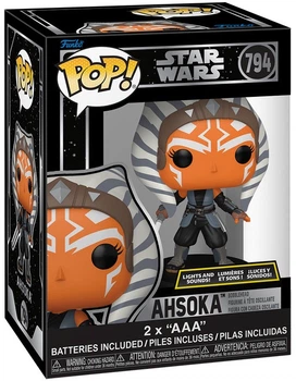 Фігурка Funko POP! Star Wars Lights and Sounds Асока 10 см FNK86453 (889698864534)