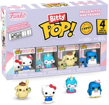 Фігурки Funko Bitty POP! Sanrio Кероппі Hello Kitty and Friends 4 шт 3 см FNK85718 (889698857185)