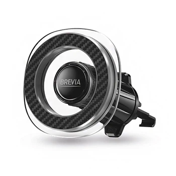 Держатель в машину Brevia AirVent Ultra Сrystal MagRING на дефлектор, магнитный Magsafe 48020