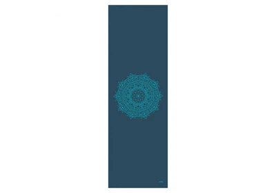 Коврик для йоги Bodhi Leela Mandala петроль — бирюзовая мандала 183x60x0.4 см