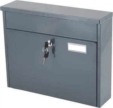 Skrzynka na listy Haushalt PD967 37 x 9.8 x 29.2 cm Antracytowa (2PD109677160)