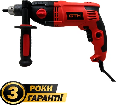 Дрель ударная GTM DI-16 / 1050ER (M)