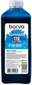 Чернила Barva для Epson 112 C Special Pigmented 1 л Cyan (E112-960)