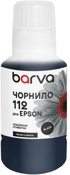 Чернила Barva для Epson 112 BK Special Pigmented OneKey (1K) 127 мл Black (E112-1015)