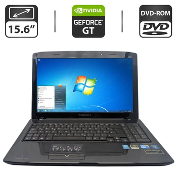 Ноутбук Medion Akoya P6622 / 15.6" (1366x768) TN / Intel Core i3-350M (2 (4) ядра по 2.26 GHz) / 6 GB DDR3 / 320 GB HDD / nVidia GeForce GT 310M, 512 MB GDDR3, 64-bit / WebCam б/у