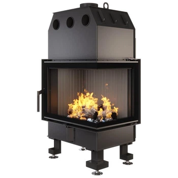 Каминная топка SAVEN Energy 75х50х47R Black (15,1 kW) ECO