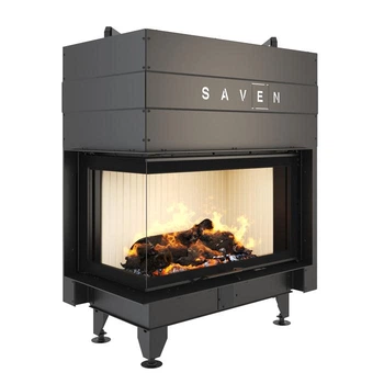 Камінна топка кутова SAVEN Energy Up 85х50х47L (17,0 kW) ECO