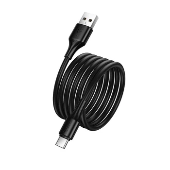 USB кабель для быстрой зарядки HOCO X120 Type-C 15w 1 м Черный