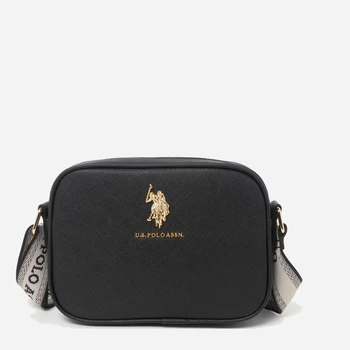 Сумка кросс-боди через плечо женская маленькая U.S.Polo Assn 27V0047-AA00A Черная (786662512579)