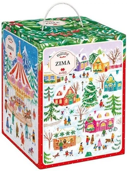Пазл CzuCzu Puzzlove Зима 4 × 150 елементів (5902983493532)
