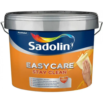 Краска для стен грязеотталкивающая матовая Sadolin EasyCare Бесцветный BC 9.3л