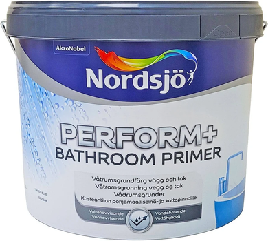 Фарба ґрунтувальна для вологих приміщень Sadolin Perform+ Bathroom Primer Білий 10л