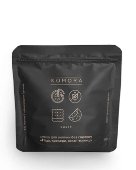 Безглютеновая смесь для выпечки KOMORA «Пицца, крекеры, веган-блины», 0,5 кг