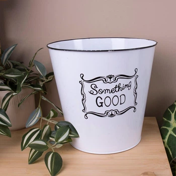 Металеве кашпо велике "something good" (2857)