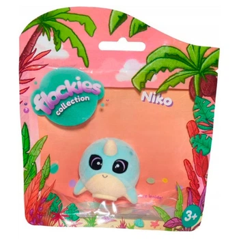 Игровая фигурка Нарвал Нико FLO0406 Flockies S2, в пакете (5904754604062)