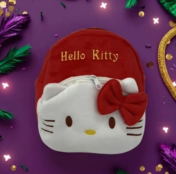 Дитячий Рюкзак з Хеллоу Кіті Hello Kitty для дівчаток від 2 до 5 років червоний