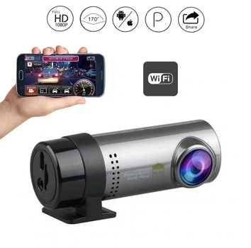 Видеорегистратор автомобильный управление с телефона WIFI Drive DVR car camera recorder