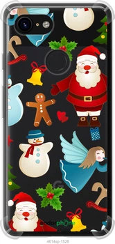 Чехол на Google Pixel 3 Новогодний 1 "4614sp-1528-70447"