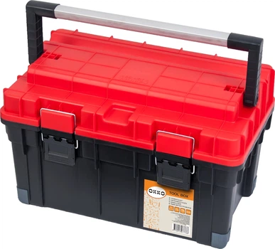 Skrzynka na narzędzia OKKO 59.5x35.4x35.5  cm (SKRT1HDPZCZEPG001)