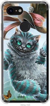 Чехол на Google Pixel 3 Чеширский кот 2 "3993sp-1528-70447"