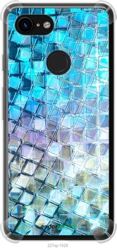Чехол на Google Pixel 3 Переливающаяся чешуя "227sp-1528-70447"