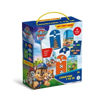 Пазл детский "Paw Patrol счет от 1 до 10" 200621, 20 элементов
