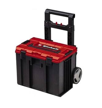 Ящик для інструментів на коліщатках Einhell E-Case L 40.6х44.4х35.5см пластик Чорний/Червоний (4540014)