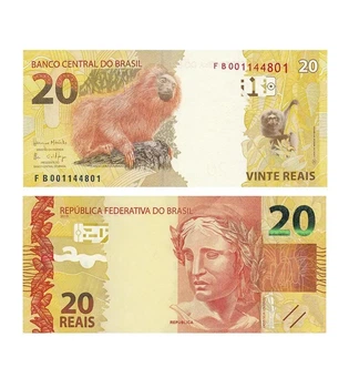 Банкнота 20 ріалів Бразилія 2010 (2020) рік UNC