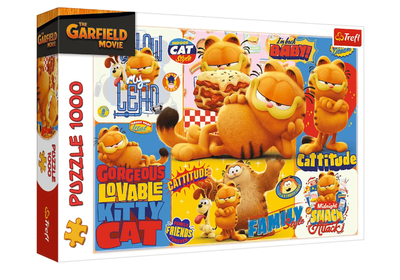 Пазл Garfield: Пригоди Гарфілда - 1000 елементів Trefl 10935