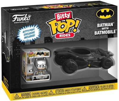 Набор фигурок Бэтмен и Бэтмобиль - Funko Bitty Pop! Ride: DC - BATMAN & BATMOBILE