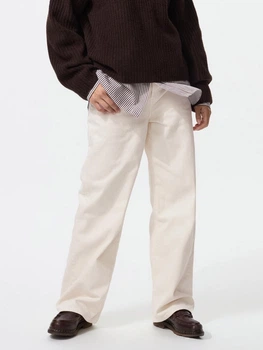 Джинсы Трубы женские UNIQLO 655205069 26 Молочные (1159852516)