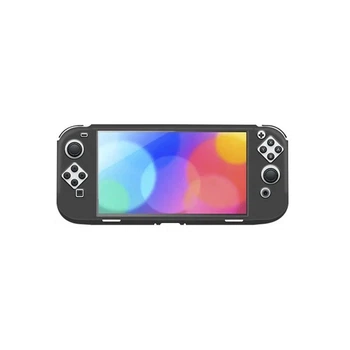 Резиновый чехол-накладка на Nintendo Switch Oled Черный