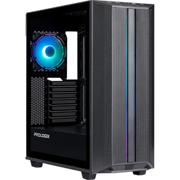 Корпус Prologix E122 Tempered Glass&Mesh Black [146857]