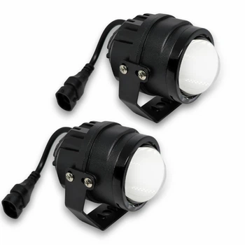 Светодиодные дополнительные фары Led 2,5 дюйма 9-16V 6000К Ближний Белый свет 2.5" универсальные (05170)