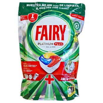 Капсулі для посудомийної машини Fairy Platinum All All One Lemon 48 шт.