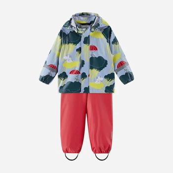 Дитячий костюм-дощовик для хлопчика Reima Moomin Plask 5100021M-61A6 92 см Блакитний (6438557342764)