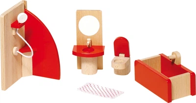 Ванна кімната для ляльок Goki з меблями 5299637 (4013594517171)