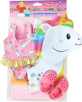 Набір для плавання для ляльок Heless Єдиноріг 35-45 см 1520171 (4001949000669)