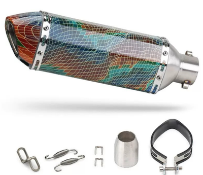 Прямоточный глушитель в стиле Akrapovic — Универсальный выхлоп с уникальным дизайном