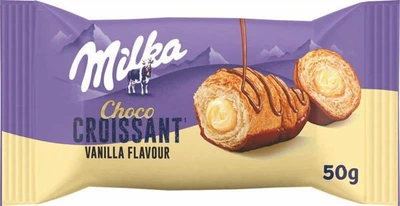 Шоколадный круассан Milka со вкусом ванили, 50 г