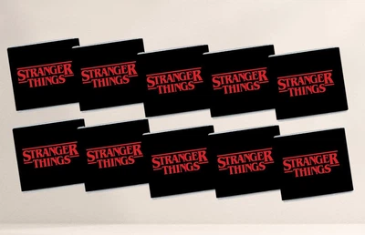Мини шоколадки "Очень странные дела. Stranger Things. Загадочные события. Черный фон", набор - 10 шт.