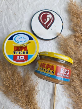 Икра трески с\б 180г