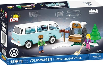 Klocki konstrukcyjne Cobi Volkswagen T 3 Winter Adventure 189 szt (COBI-24639) (5902251246396)