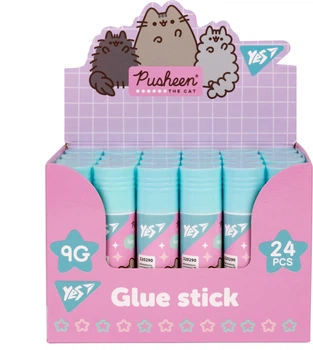 Упаковка клей-карандашей Yes PVA Pusheen 9 г х 24 шт (320290)