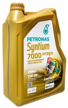 Моторна олива Petronas SYNTIUM 7000 HYBRID 0W-20 синт 0W20, ILSAC GF-6A, Dexos1 Gen3, FCA, Ford, SP, 5L (70803M12EU)